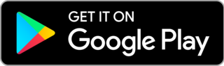 En banner med texten Geit it on Google Play